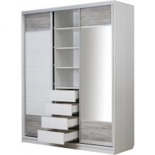 Спальня Пальмира шкаф-купе 3-х створчатый с 3 зеркалами